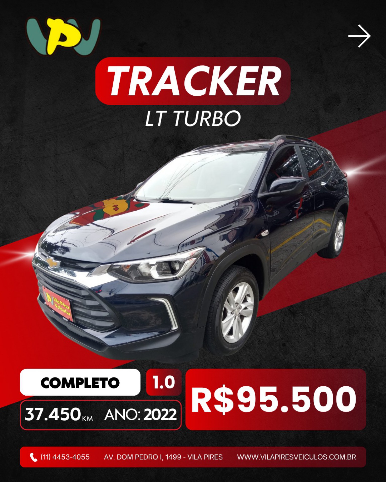 Foto Tracker Lt 1.0 Turbo 12v Flex Aut.
